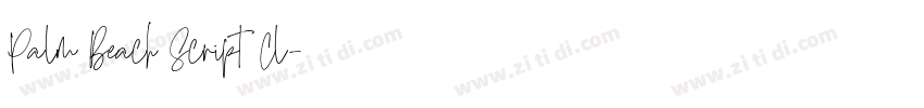 Palm Beach Script Cl字体转换